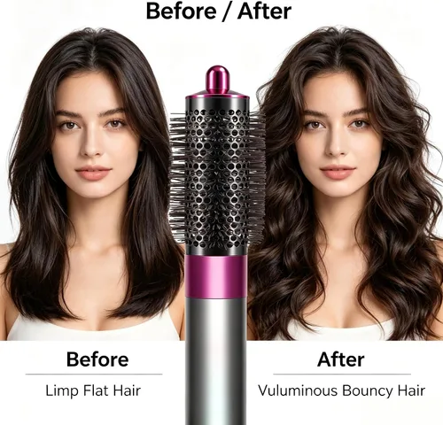 Vista 8 de Cepillo voluminizador redondo para Dyson Airwrap HS01 HS05 HS08 Hair Styler