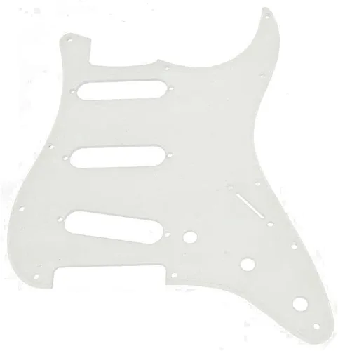 Vista 16 de KAISH - Golpeador de 11 agujeros estilo ST/Strat, SSS, para Stratocaster de EE. UU./México, perla de abulón