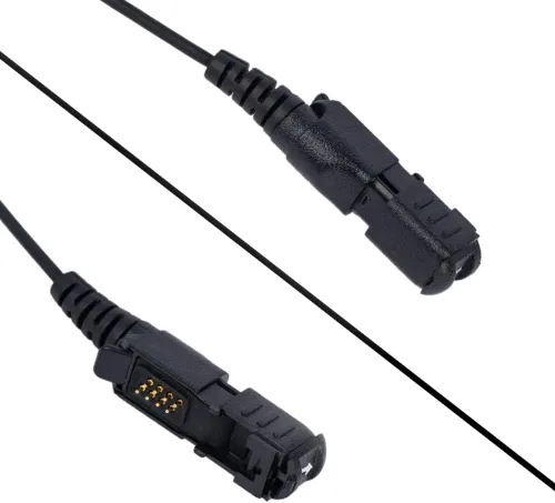 Vista 2 de Auricular con anillo en D compatible con Motorola XPR3300e XPR3500e