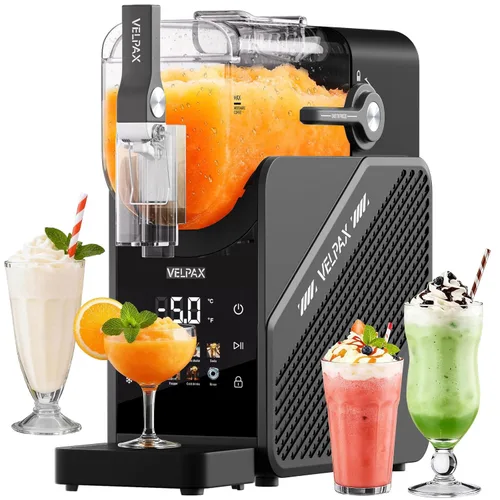 Slushie Machine 88 oz, 7-in-1 Slushy Machine for Home, Professional Frozen Drink Maker with LED Display, Auto-Clean, No Ice Needed, for Frozen Color