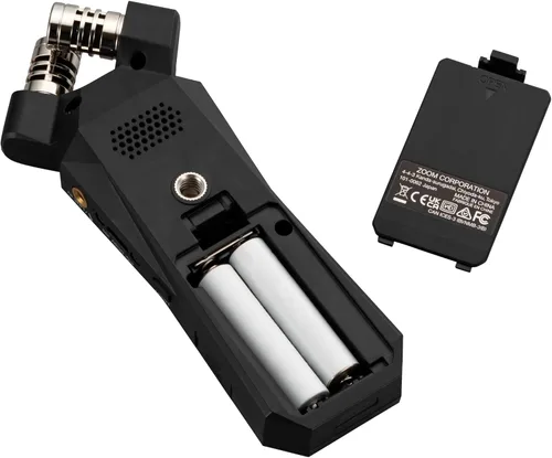 Vista 6 de Zoom H1essential - Grabadora de audio portátil de 2 pistas y 32 bits con micrófono Lavalier GO Lav, 5 baterías AAA, cable USB-C a USB-C y tarjeta