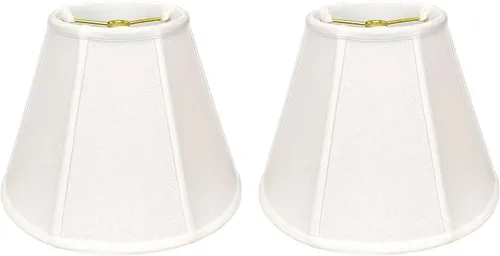 Vista 55 de Royal Designs, Inc. BS-707FC-6AGL Deep Empire Basic - Pantalla para lámpara con clip de llama, 3.5 x 6 x 5.75 pulgadas, color dorado antiguo