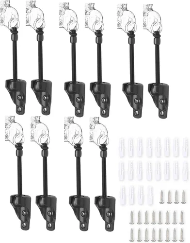 Vista 9 de Kit elástico y tapa de extremo, compatible con piezas de repuesto Coolaroo para exteriores para sombra, amarres de sombra (2 juegos, Begie)