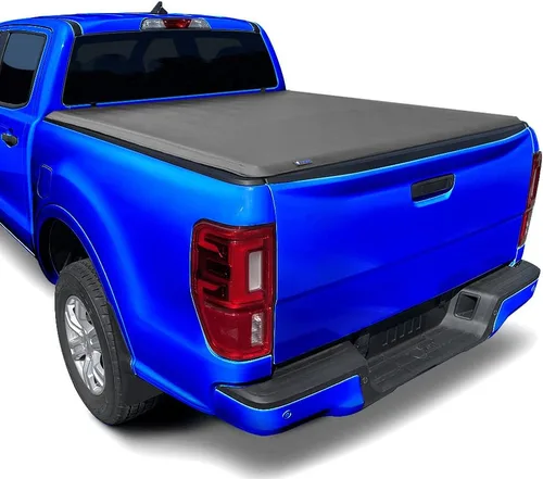 Tyger Auto T1 - Funda enrollable y suave para caja de camioneta, compatible con Ford Ranger 2019-2023 | Cama de 5' (61") | TG-BC1F9066
