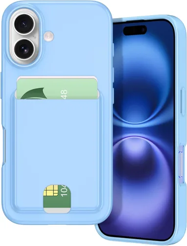 Vista 106 de Petocase para iPhone Air Funda con Billetera Ranura para Tarjetas Ultra Delgada Flexible TPU Gel Goma Suave Silicona Protectora para Apple iPhone 17