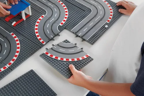 Vista 2 de Extensión de pista de carreras con ranura micro - 2 curvas y 2 rectas