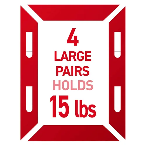 Vista 3 de Command - Tiras grandes de 15 lb para colgar cuadros 40 pares, (80 tiras Command) colgadores para cuadros sin daños, sin herramientas ideales