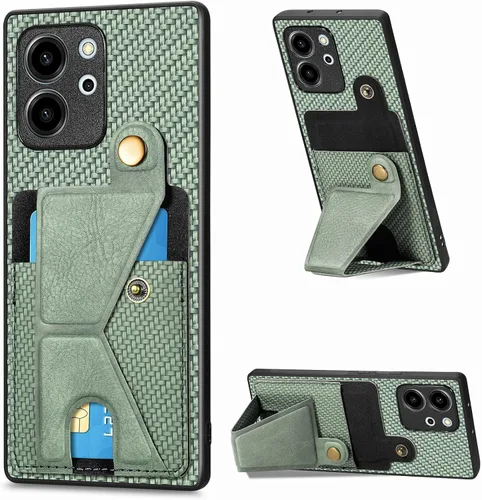 Vista 15 de Funda para Oppo K10x / OnePlus Nord CE 2 Lite 5G Funda para Realme 9 5G / 9 Pro / Q5 / V25 Funda de piel sintética con ranuras para tarjetas