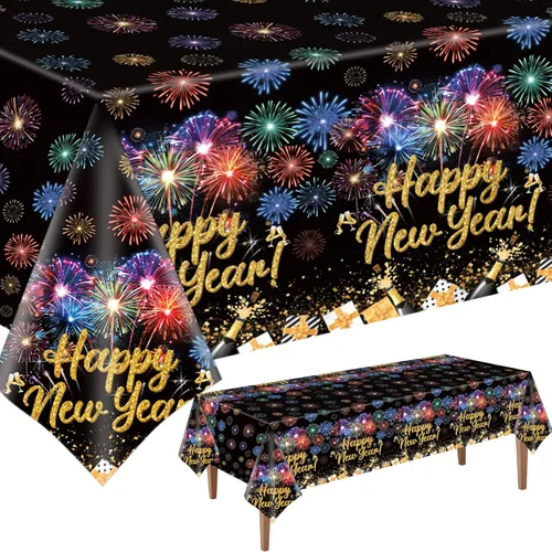 Vista 15 de 3 manteles de plástico con diseño a cuadros, decoración de fiesta de cumpleaños, mantel desechable para niños, suministros de fiesta de cumpleaños