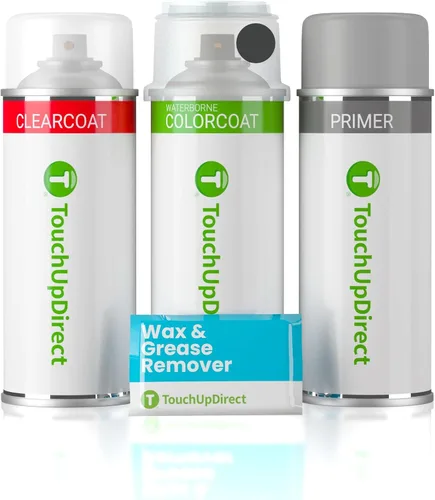 Vista 357 de TouchUpDirect QAK - Aerosol de pintura de retoque de color blanco sólido compatible con Nissan Exact Match - Kit esencial