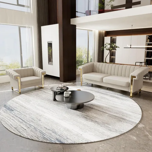 Vista 7 de Sofá de 1 pieza para sala de estar, elegante sofá de terciopelo beige con patas de metal dorado, moderno sofá copetudo de mediados de siglo