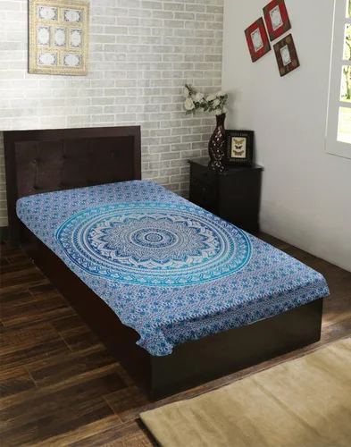 Vista 5 de RAJRANG - Tapiz con mandala para dormitorio y sala de estar, bohemio, para colgar en la pared, tapices de algodón