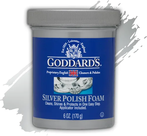 Goddard's Espuma de Pulido de Plata – Limpiador de Joyas de Plata para Antigüedades, Accesorios, Ornamentos y Más – Limpiador de Plata para