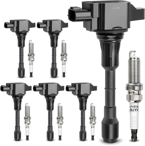 Vista 13 de Bobina de encendido UF669 y bujía de iridio doble 1675 compatible con Chevy Cruze Sonic Trax Volt Buick Encore Cadillac ELR D521C y PFR7S8EG