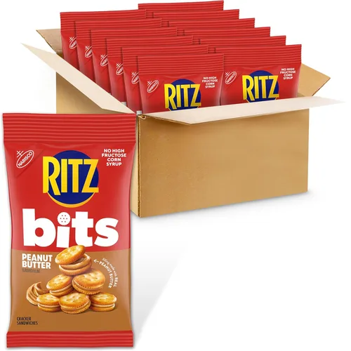 Vista 23 de RITZ Bits Galletas sándwich de mantequilla de maní, 8.8 onzas