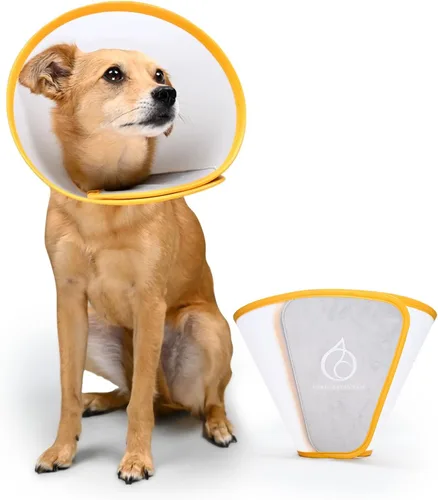 Animal Ortho Care - Cono para mascotas, collar electrónico, cono para perro, cono de recuperación para perros después de la cirugía, ligero, cómodo,