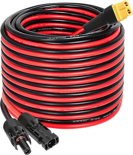 Vista 11 de MOOKEERF Cable de extensión solar a XT60 10AWG 3FT conector solar a XT60 Cable adaptador para panel solar a estación de energía portátil Generador