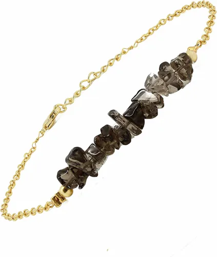 Vista 68 de Gempires Natural Chips Bar Bracelet, Energy Healing Crystals, Birthday, Gift for Her, Gemstone Jewelry 8 inch