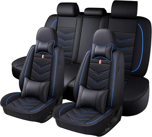 Vista 8 de Funda de asiento de auto de 2 asientos para Chevrolet Camaro 2000-2024, fundas de asiento duraderas, resistentes al desgaste, impermeables