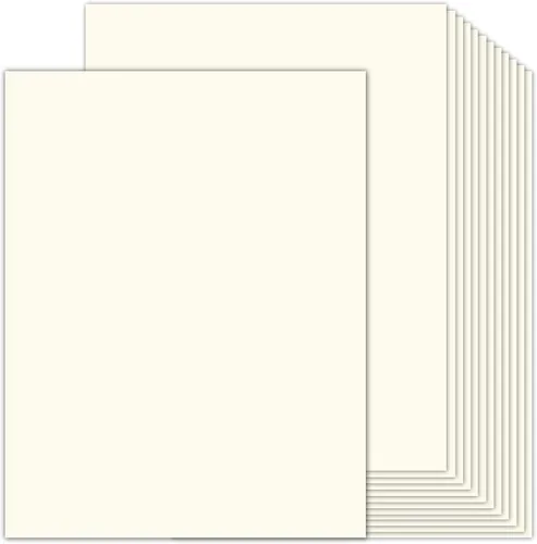 Vista 11 de 100 hojas de cartulina roja de 8.5 x 11 pulgadas, papel de construcción rojo Goefun de 80 libras para Navidad, San Valentín, invitaciones