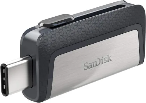Vista 6 de SanDisk 32GB Ultra Dual Drive USB Type-C - USB-C, USB 3.1 - SDDDC2-032G-G46, Negro, Plata