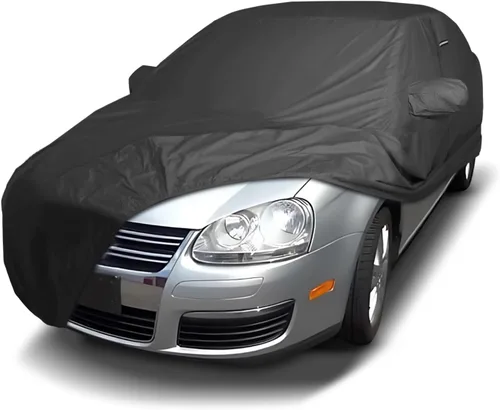 Vista 34 de iCarCover Funda de automóvil personalizada para Volkswagen Arteon (2018-2024), impermeable, para todo tipo de clima, lluvia, nieve, UV, protector