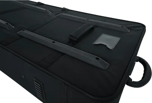 Vista 12 de Estuche ligero Gator con asa retráctil y ruedas, se adapta a teclados estándar de 49 notas y pianos eléctricos, (GK-49)
