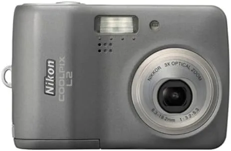 Nikon Coolpix L2 - Cámara digital de 6MP con zoom óptico 3x