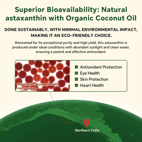 Vista 4 de Gomitas veganas Omega 3 de 1200 mg – Doble capa – Alternativa al aceite de pescado, algas marinas Omega 3 Suplemento DHA 600 mg, EPA 400 mg