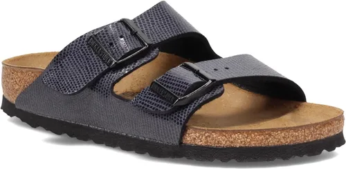 Vista 35 de Birkenstock Sandalias unisex Arizona con plantilla suave para adultos Negro (black Oiled Leather)