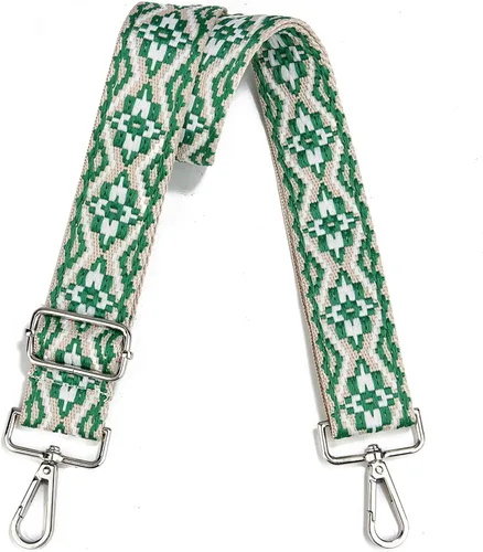 Vista 53 de Correa de Bolso Ancha Correa de Hombro Ajustable Correa de Repuesto Cruzada Correa de Bolso de Hardware Plateado