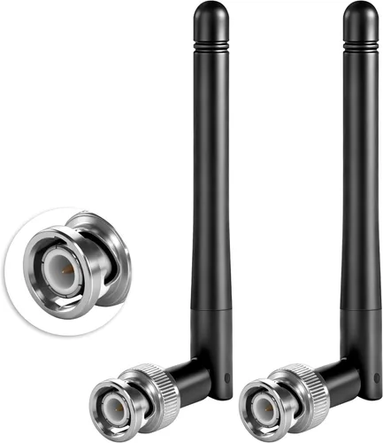 Vista 2 de Antena de repuesto UHF BNC macho (paquete de 2) para Sennheiser EW100 EW300 EW500 G3 SKM100 Receptor de micrófono inalámbrico, Slinkdsco