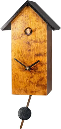 Engstler Reloj de cuco moderno de cuarzo con llamada de cuco