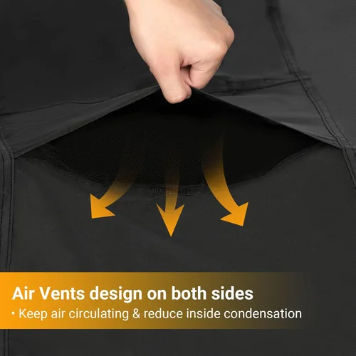 Vista 5 de Velway Funda de columpio para exteriores, hamaca de patio impermeable de triple plaza, 87 x 49 x 70 pulgadas, silla planeadora para todo