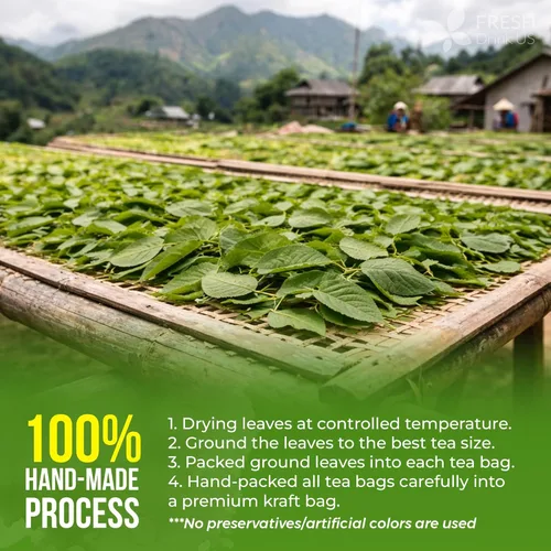 Vista 696 de FreshDrinkUS, 135 bolsas de té de jengibre y cúrcuma premium, ingredientes 100% naturales, mezcla hecha a mano de té de hierbas de cúrcuma