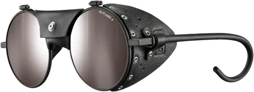 Julbo Gafas de sol Vermont Glacier para hombres y mujeres con protectores laterales de cuero para senderismo, esquí, senderismo - 100% protección UV