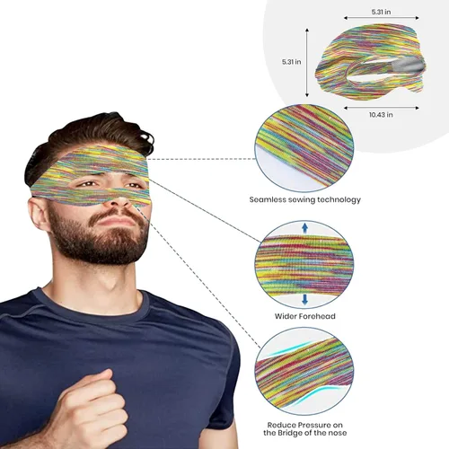 Vista 3 de VR Masks Sweat Band for Oculus Quest 2 CODOGOY Breathable Face mask Use for Workouts Supernatual Protect Facial Skin Face Cover VR Sweat Guard for