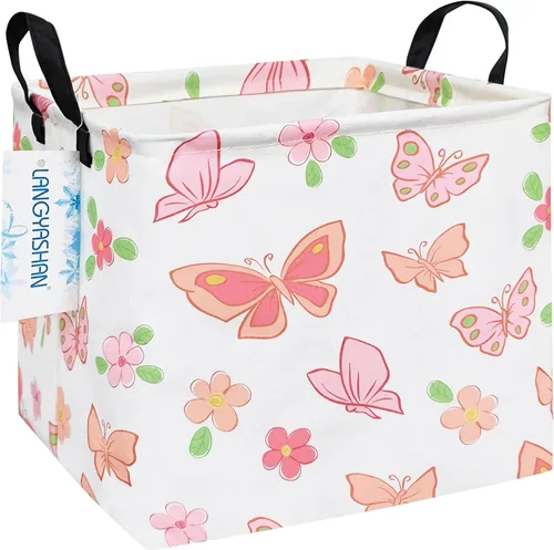 Vista 16 de Cajas de almacenamiento cuadradas e impermeables de lona para la ropa sucia/el cuarto de los niños, cajas para estantes, cestas de regalo