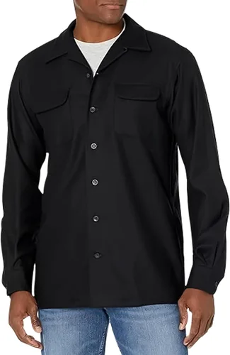 Pendleton - Camisa de lana estilo clásico de manga larga para hombre