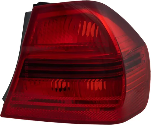 Vista 2 de Evan-Fischer - Lente de luz trasera y carcasa compatible con BMW 323i 2006-2008 Outer Sedan lado del pasajero