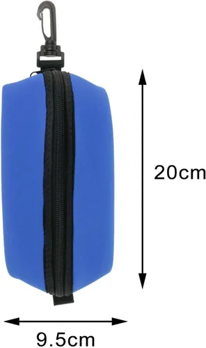 Vista 4 de B Baosity Bolsa para máscara de buceo, funda para máscara de buceo, de neopreno, resistente a las caídas, 7.9 in x 3.7 in, para dispositivos