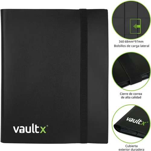 Vista 2 de Vault X - Carpeta para intercambio de tarjetas de 9 bolsillos con carga lateral 360 para TCG