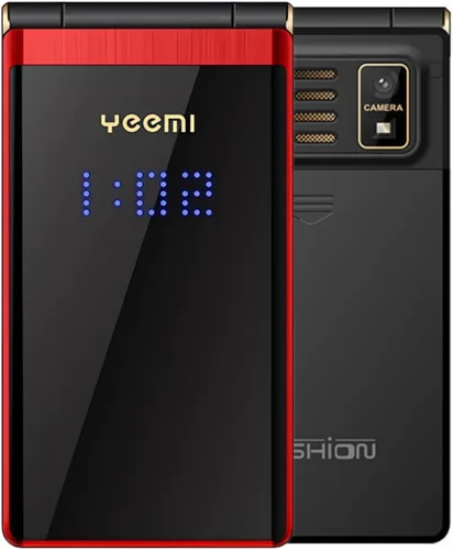 Yoidesu Teléfonos abatibles desbloqueados para personas mayores, 2G para usar teléfono celular Flip Senior, Dual SIM Pocket Senior Phone con doble