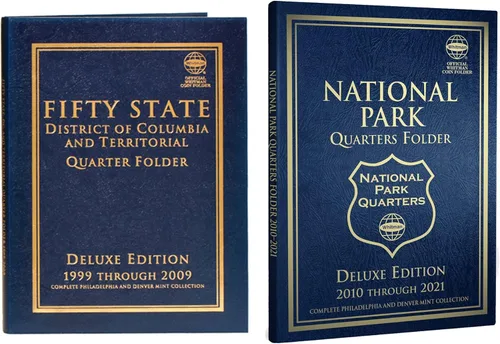 Vista 20 de Whitman Tablero Compacto para Coleccionista de Monedas - Mapa de Monedas de Estados Unidos, Serie de Cuartos de Moneda de 1999 – 2009 incluyendo DC