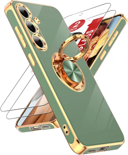 Vista 34 de LeYi Funda para iPhone XR: con Protector de Pantalla de Vidrio Templado [Paquete de 2] Soporte de Anillo Giratorio de 360°, Soporte Magnético