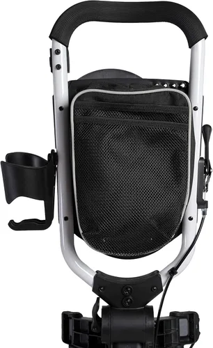 Vista 7 de OMADA GOLF Trilite Carrito de Golf Push Carrito de Golf Ligero y Plegable Soporte Ajustable para Bolsa de Golf Blanco/Negro