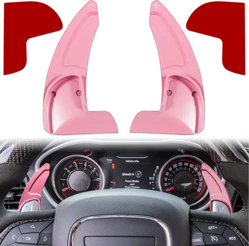 Vista 11 de Paletas de Cambio Extendidas para Volante, Cubierta Decorativa para Dodge Challenger Charger Durango RT & Scat Pack 2015-2024, para Jeep Grand
