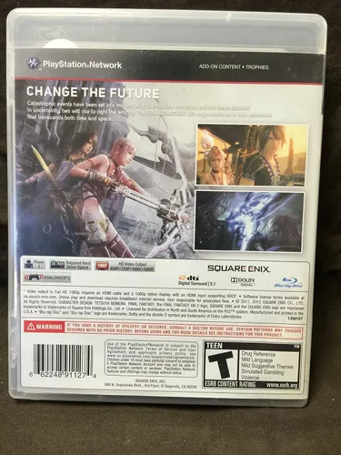 Vista 2 de Exclusive Final Fantasy XIII-2 w Collectible Poster PS3