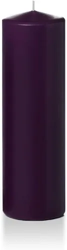 Vista 145 de Yummi - Velas redondas de pilar blancas de 3 pulgadas x 4 pulgadas, 3 por paquete