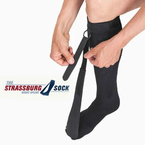 Vista 3 de Strassburg Sock White Regular Size (fits calf size up to 16in around)